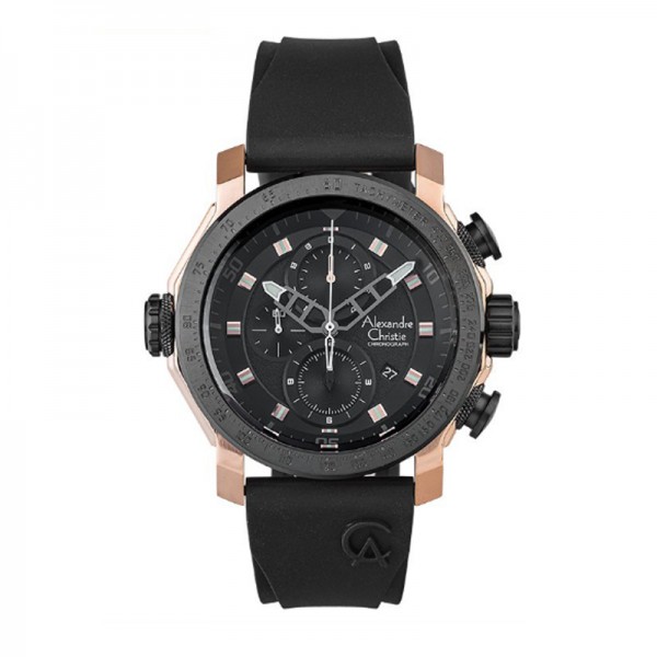 Alexandre Christie AC 6565 Rosegold Black MCRBRBA